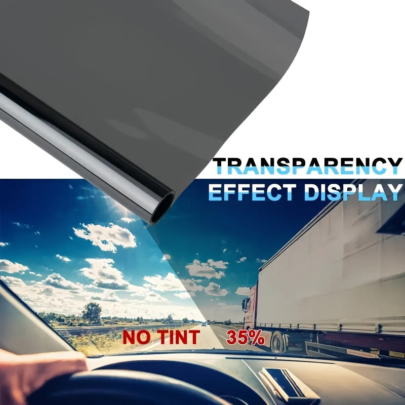 Automotive & Home Window Tint Film Roll with Installation Tools - 300cm x 50cm, PET Material, UV Protection, Solar Shade, Various Tints (1%, 5%, 15%, 25%, 35%, 50%) - 118" x 19.7" Adhesive Sun Block Sheet
