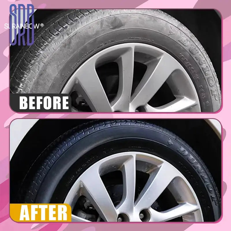 Black Wet Look Tire Shine Dressing -Automotive Clear Coat Tire DressinStatic Auto Care