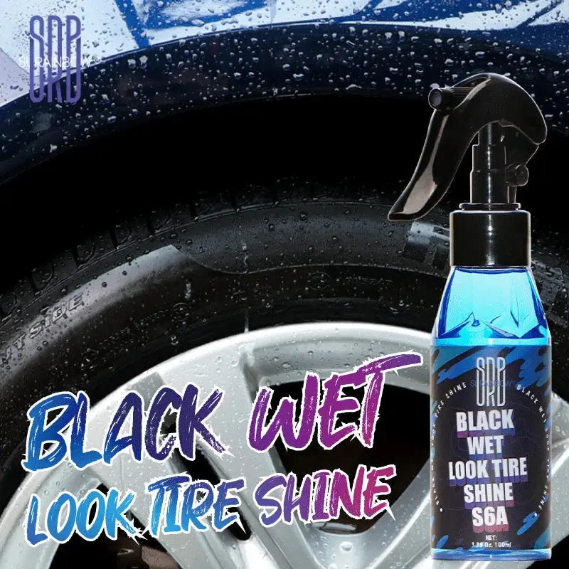 Black Wet Look Tire Shine Dressing -Automotive Clear Coat Tire DressinStatic Auto Care