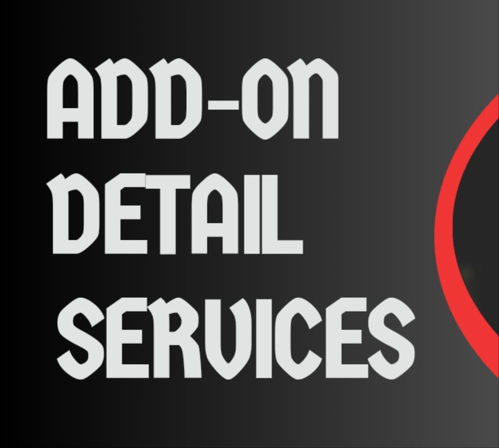 Specialised Add-on Services - Optional Extra Services
