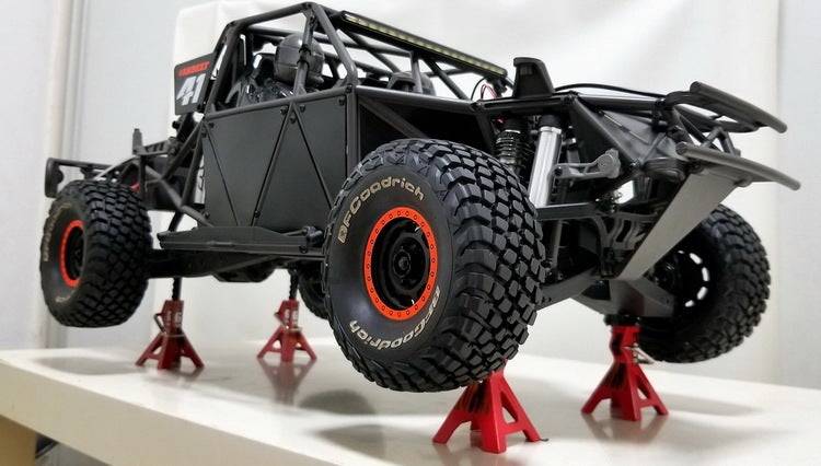 Model Car 6ton 3ton Simulation Jack Mini Metal Repair Frame Manually Adjustable Height
