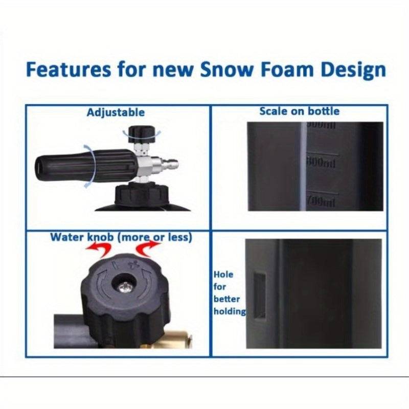 High Pressure Foam Washer Lance Bottle- 1LStatic Auto Care 