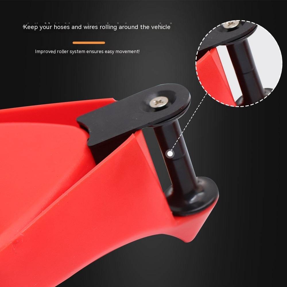 Portable Non-slip Bracket Triangle Tyre Rubber BlockStatic Auto Care 
