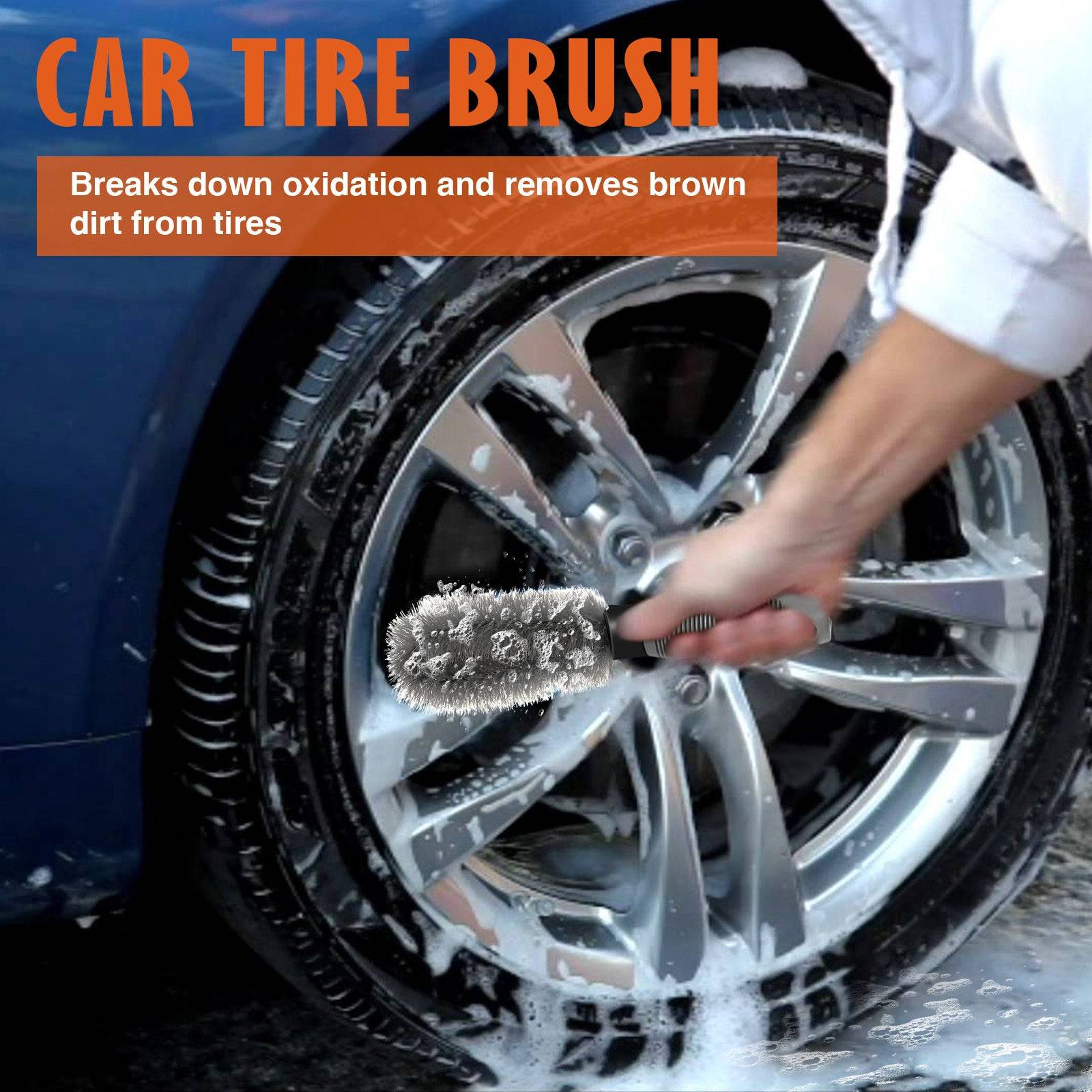 Wheel Cleaner & Wheel Cleaner Brush 2 Piece Set