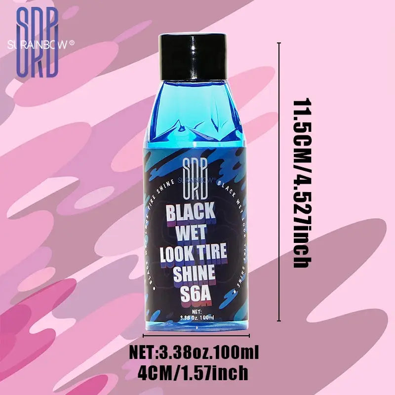 Black Wet Look Tire Shine Dressing -Automotive Clear Coat Tire DressinStatic Auto Care 