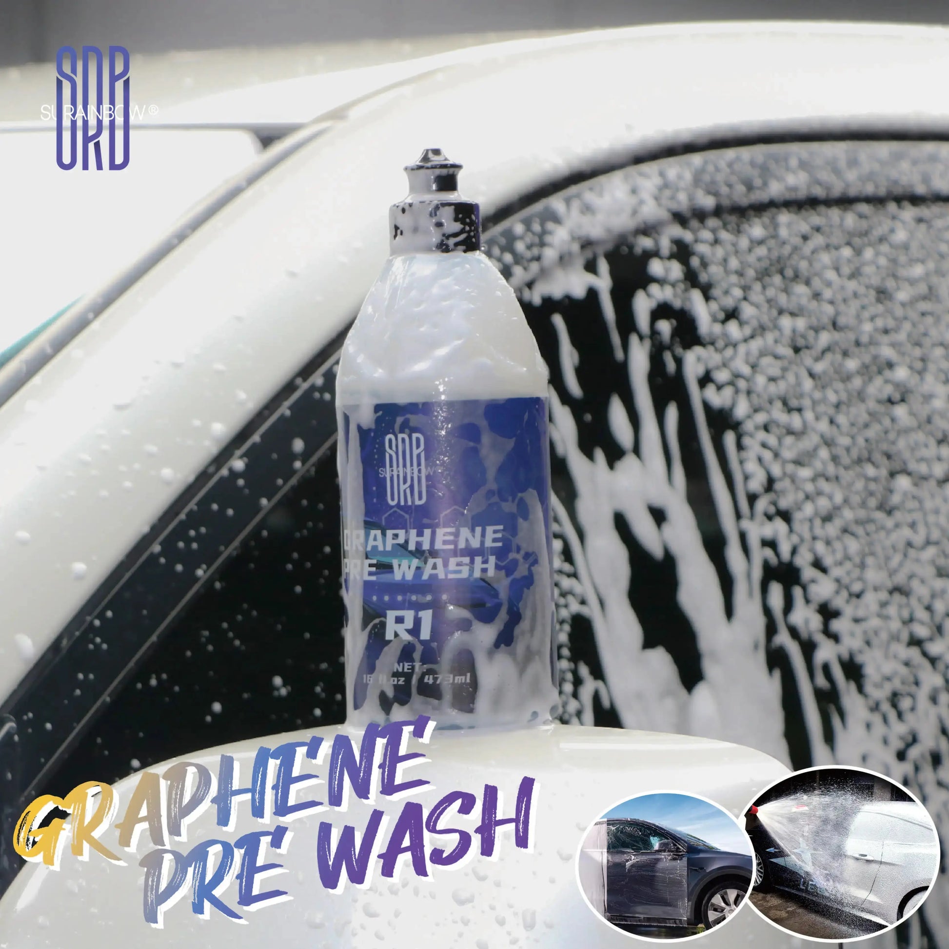 Graphene Shampoo - Ceramic Coating Infused Car Wash Soap - Powerful ClStatic Auto Care 