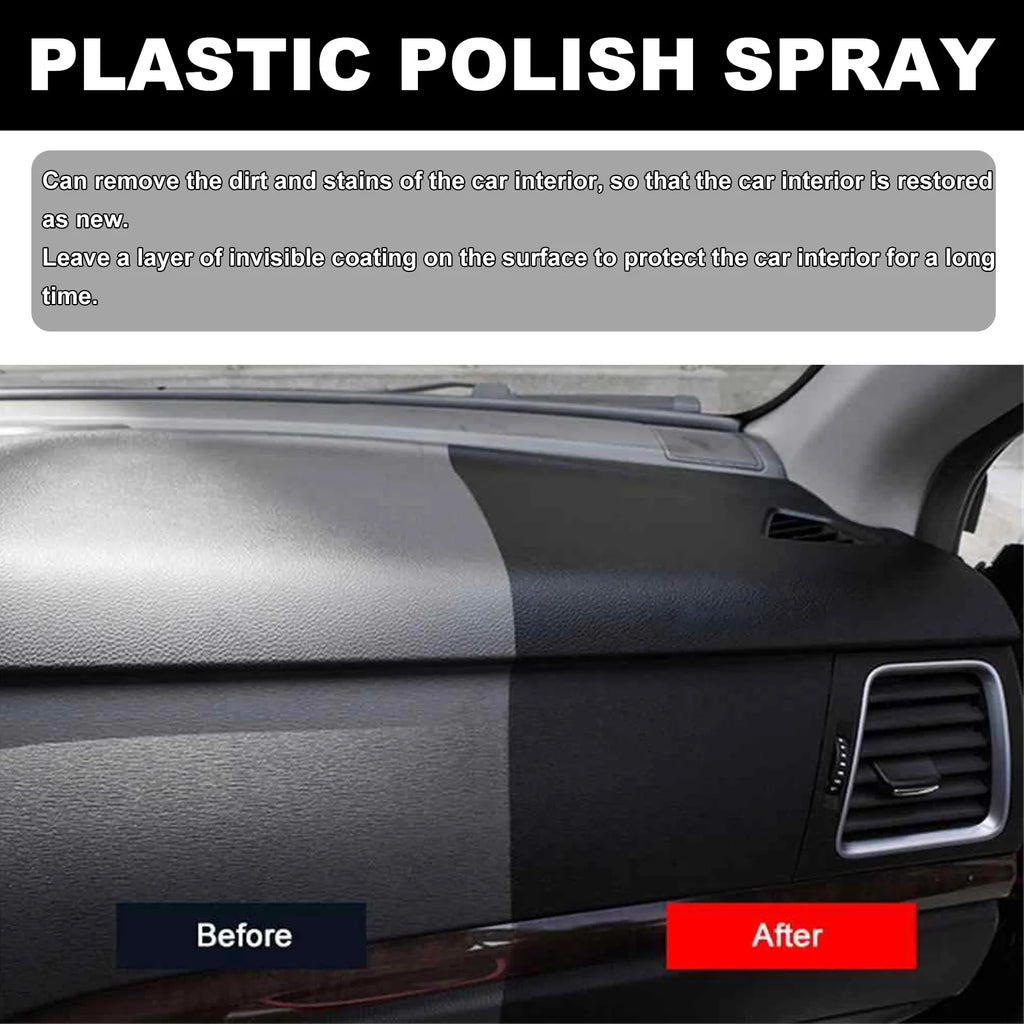 Waterless Car Interior Cleaner - Quick-Drying Upholstery & Dashboard Stain Remover
