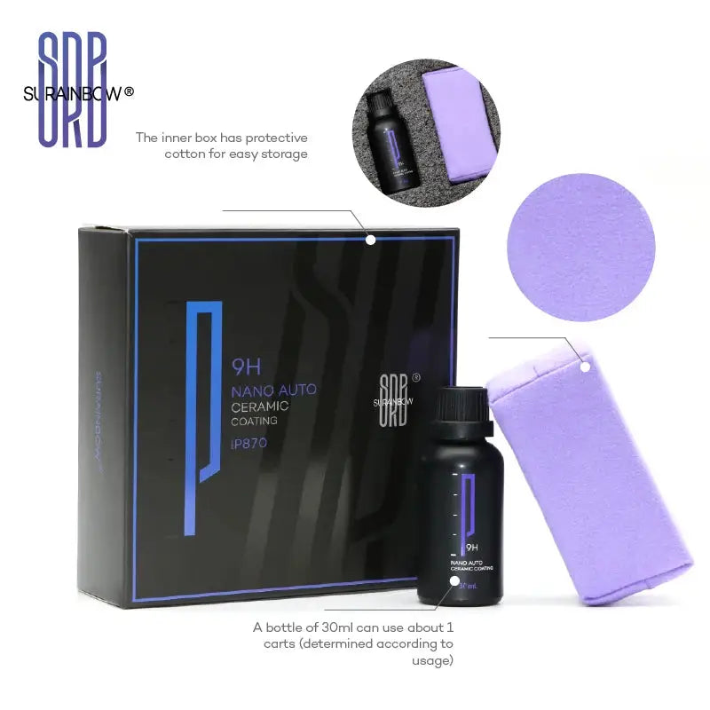 Advanced 9H High Gloss Scratch Resistant Nano Ceramic Coating Kit