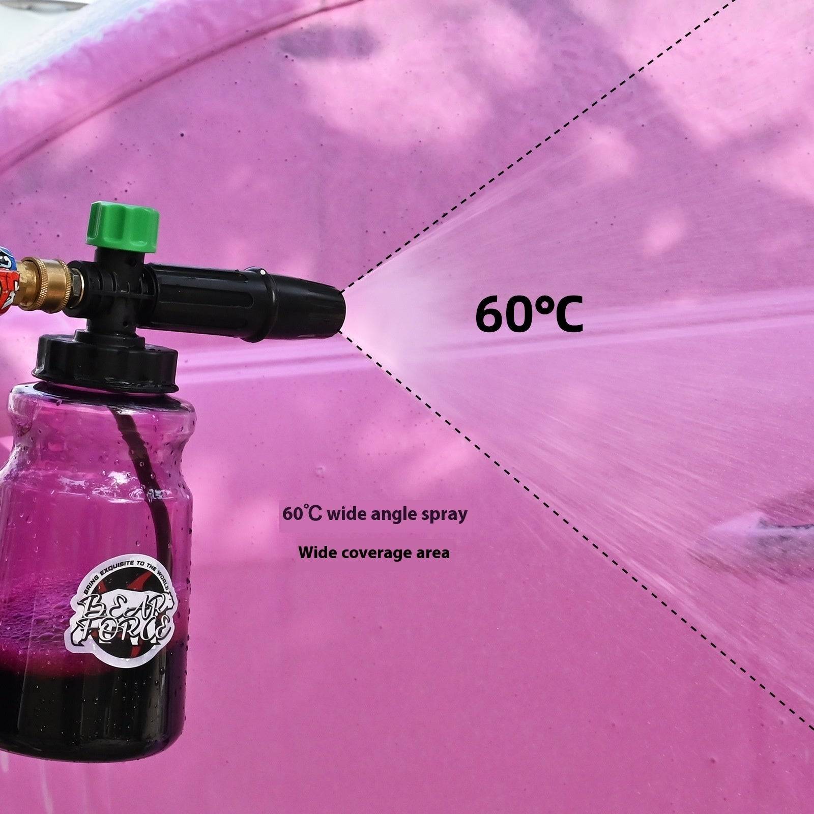 Small Green Hats Economical High Pressure Foam Cannon