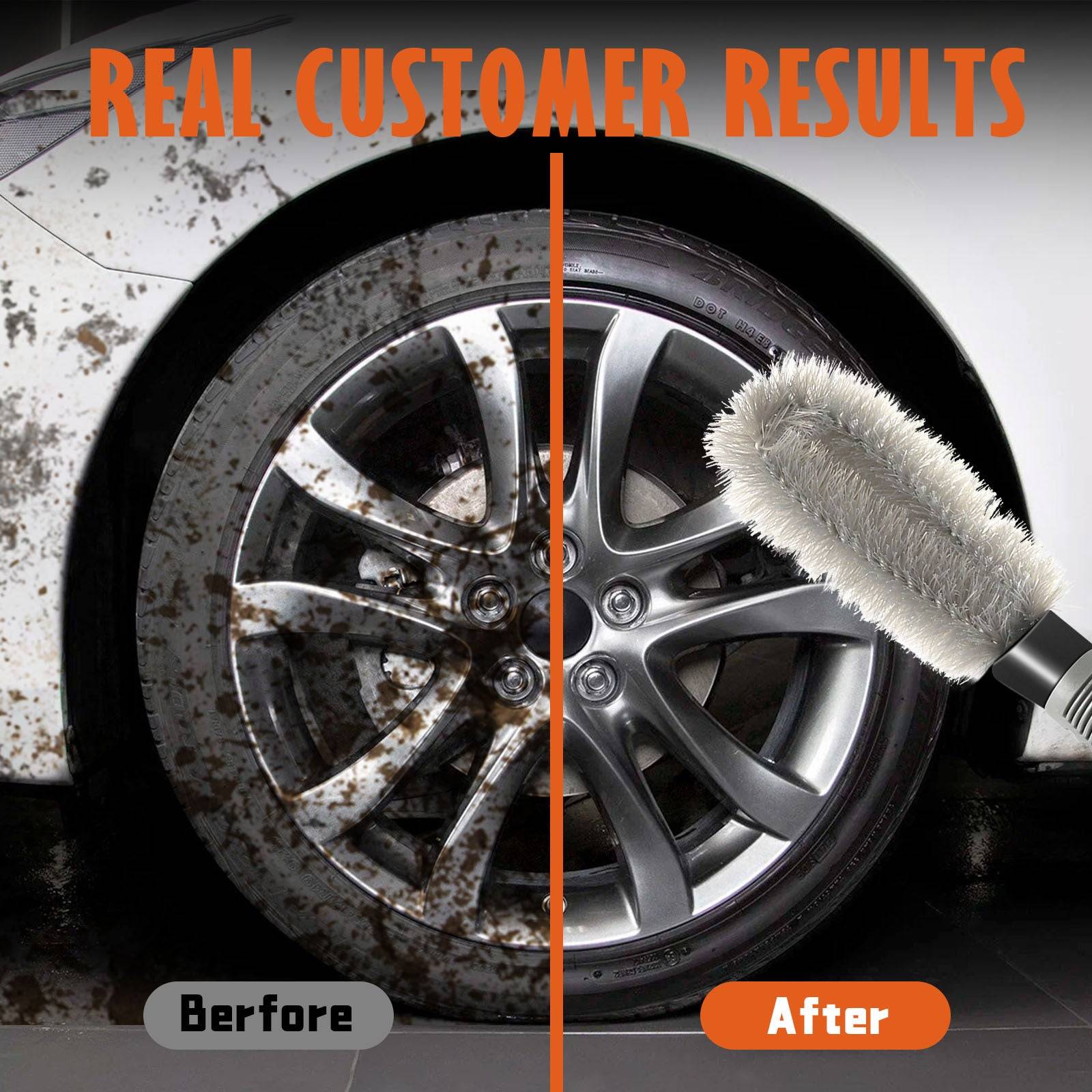 Wheel Cleaner & Wheel Cleaner Brush 2 Piece Set